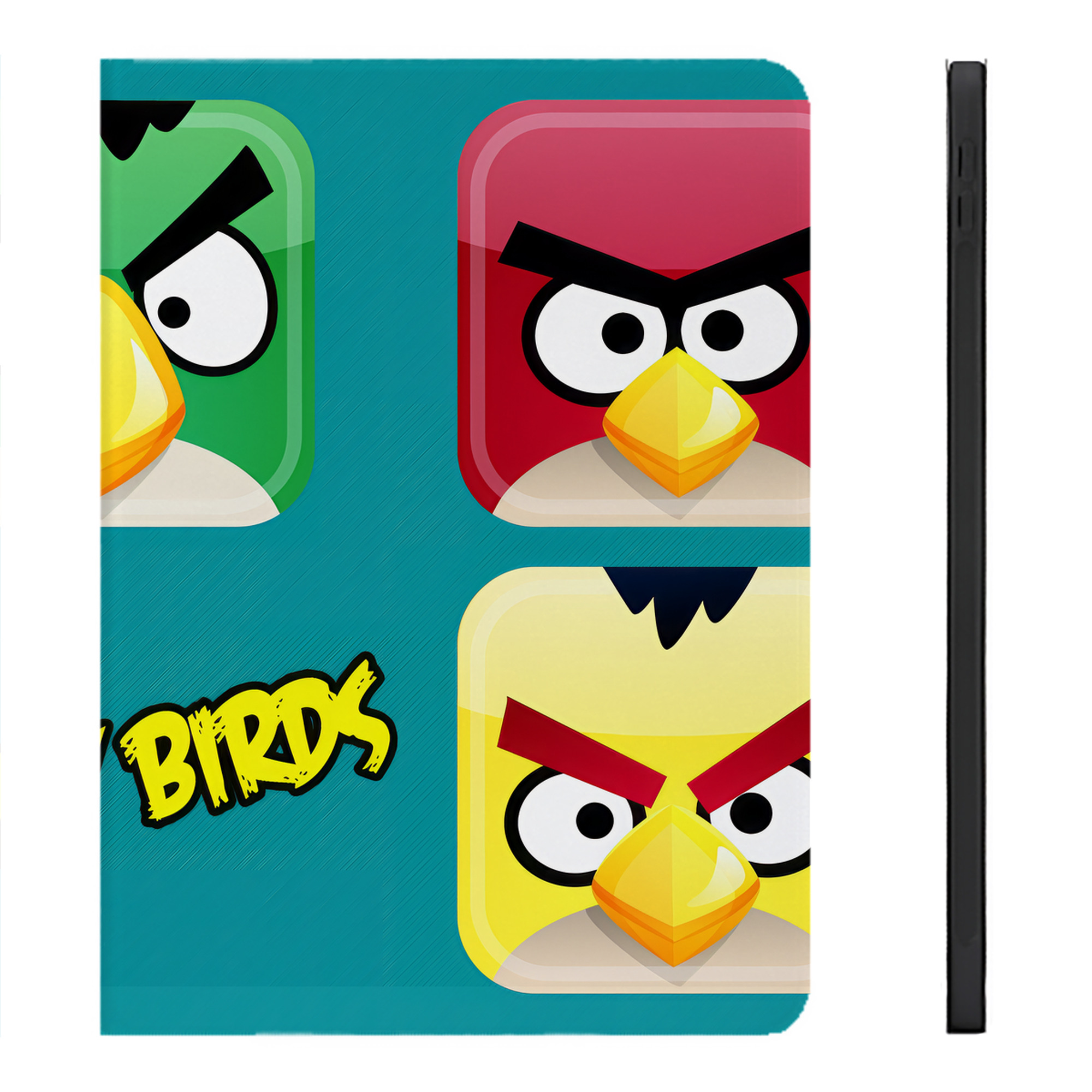 （画像用） Angry Birds アングリーバード IPadケース ペンホルダー付き ブックスタイルデザイン